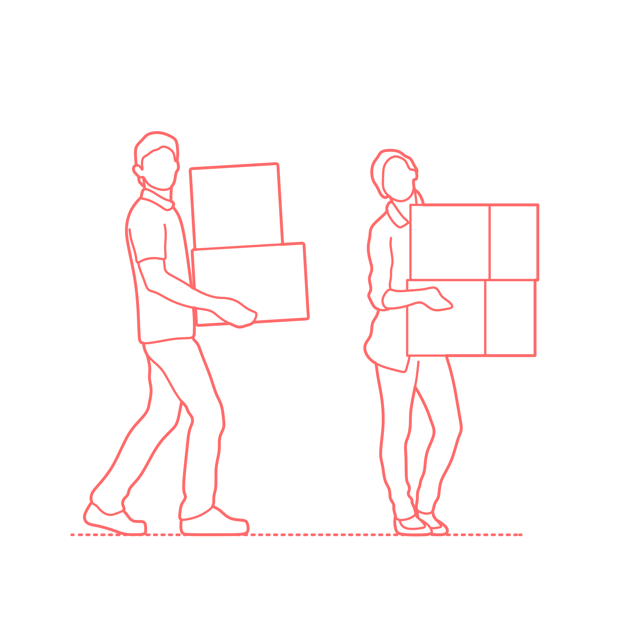Humans Poses People Carrying Stencil Svg Design File Free Vectors